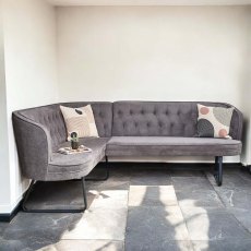 Frampton Corner Bench - Anthracite (Right Hand Facing) Frampton Corner Bench - Anthracite (Right Hand Facing)