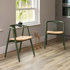 Long Island Dining Chair - Olive Green (Set of 2) Long Island Dining Chair - Olive Green (Set of 2)