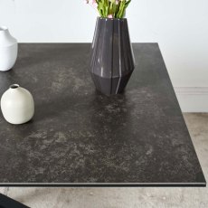 Eastcote Ceramic Dining Table 160cm - Black Eastcote Ceramic Dining Table 160cm - Black