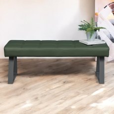 Rubix Low Bench in Olive Rubix Low Bench in Olive