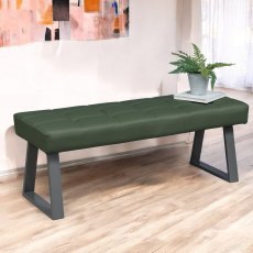 Rubix Low Bench in Olive Rubix Low Bench in Olive