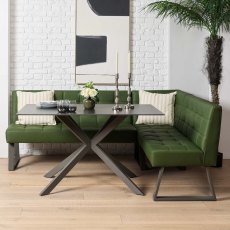 Saturn Dining Table 135cm in Dark Grey Saturn Dining Table 135cm in Dark Grey