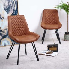 Finnick Tan Dining Chair (Set of 2) Finnick Tan Dining Chair (Set of 2)