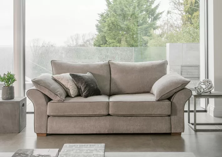 Every handcrafted Collins & Hayes Sofa can be distinguished by its effortless, elegant and smart yet casual shape and style, its irresistibly soft and deep cushioning, hand stitched detailing, and solid oak feet. All available in a beautiful range of coloured, printed, plain and patterned fabrics and leathers.

With a Collins & Hayes sofa you can be be sure to receive sublime comfort thanks to their goose feather filled backs and foam and fibre filled seat cushions.
