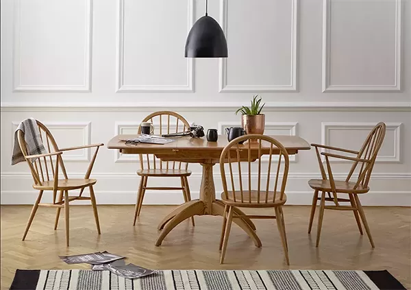 We stock a wide range of Ercol table and chairs which feature stunning, minimalistic designs and so our choice of Ercol dining table and chairs will complement anyone's home.

You will find an array of Ercol dining chairs and tables in our store, including the popular Ercol Bosco dining range and the simple yet stylish Teramo range.
