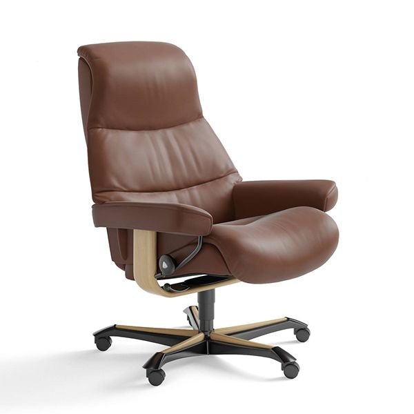 Stressless View Home Office Chair Woods Furniture   7091 9362 