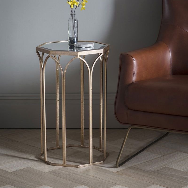 Canterbury end table with deals storage three posts