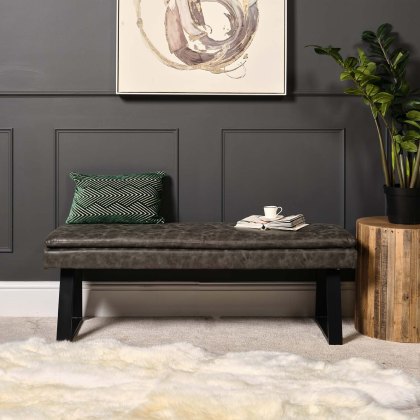 Industrial Bench No Back 138cm - Grey Industrial Bench No Back 138cm - Grey
