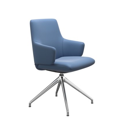 Stressless Laurel Low Back Dining Chair with Cross Base Stressless Laurel Low Back Dining Chair with Cross Base