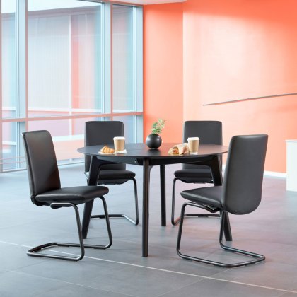 Stressless Laurel Low Back Dining Chair with Cantilever Base Stressless Laurel Low Back Dining Chair with Cantilever Base