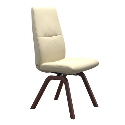 Stressless Mint High Back Dining Chair with Contemporary Base Stressless Mint High Back Dining Chair with Contemporary Base