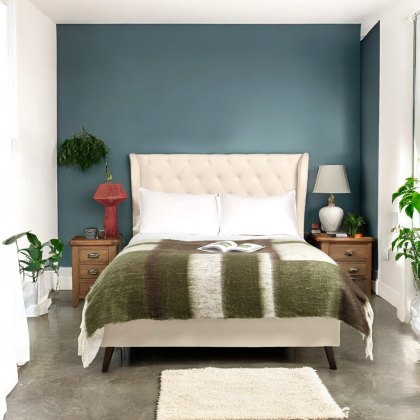 Lucille Double Bed - Cream Lucille Double Bed - Cream