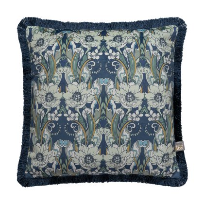 Noveau Navy Cushion 43x43cm Noveau Navy Cushion 43x43cm