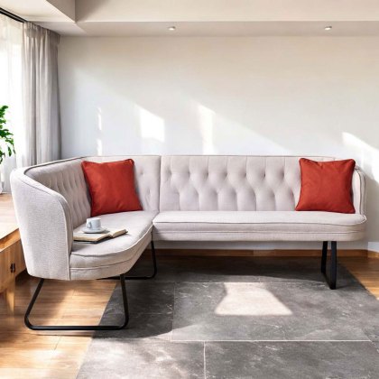 Frampton Corner Bench - White (Right Hand Facing) Frampton Corner Bench - White (Right Hand Facing)