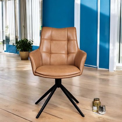 Jill Spice Tan Dining Chair