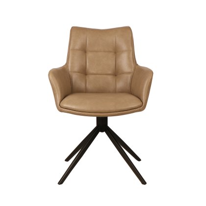 Jill Mushroom Brown Dining Chair