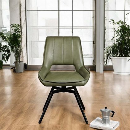 Lily Olive Green Dining Chair