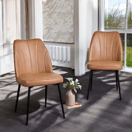 Walton Spice Tan Dining Chair (Set of 2) Walton Spice Tan Dining Chair (Set of 2)