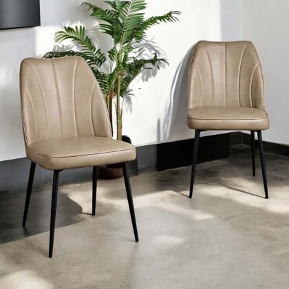 Walton Mushroom Brown Dining Chair (Set of 2) Walton Mushroom Brown Dining Chair (Set of 2)