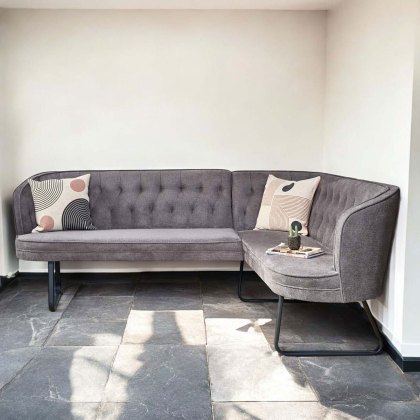 Frampton Corner Bench - Anthracite (Left Hand Facing) Frampton Corner Bench - Anthracite (Left Hand Facing)