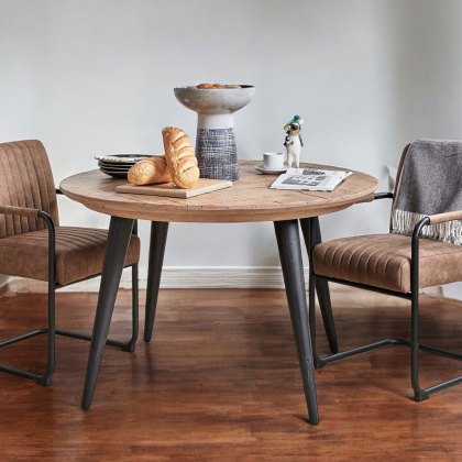 Freemantle 120cm Round Dining Table