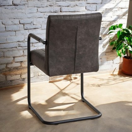 Adele Pocket Sprung Dining Chair - Anthracite (Set of 2)