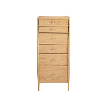 Ercol Winslow 6 Drawer Tall Chest Ercol Winslow 6 Drawer Tall Chest