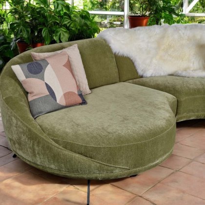 Botany Corner Sofa in Garden Green