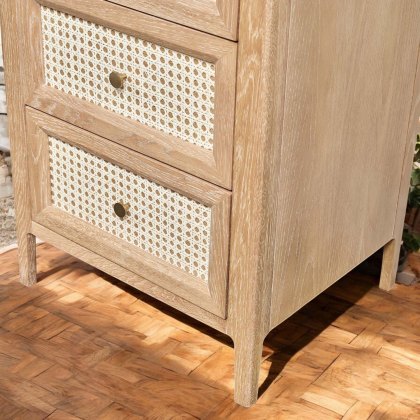 Boho 5 Drawer Tall Chest