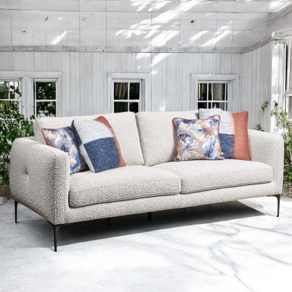 Carnaby 3 Seater Sofa in Light Grey