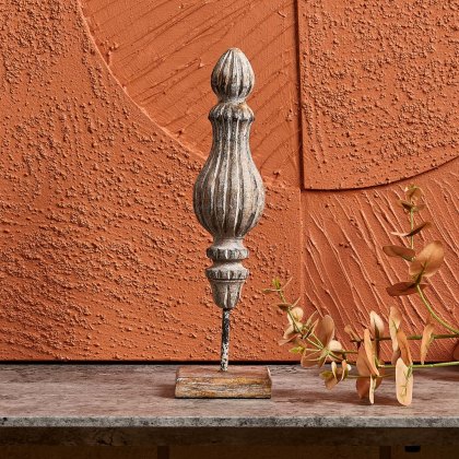 Long Wooden Trophy Ornament - Vintage Gold Long Wooden Trophy Ornament - Vintage Gold