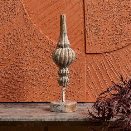 Conical Wooden Trophy Ornament - Vintage Gold Conical Wooden Trophy Ornament - Vintage Gold