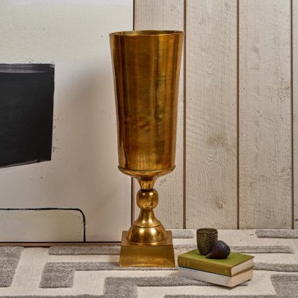 Cone Vase in Gold - Large Cone Vase in Gold - Large