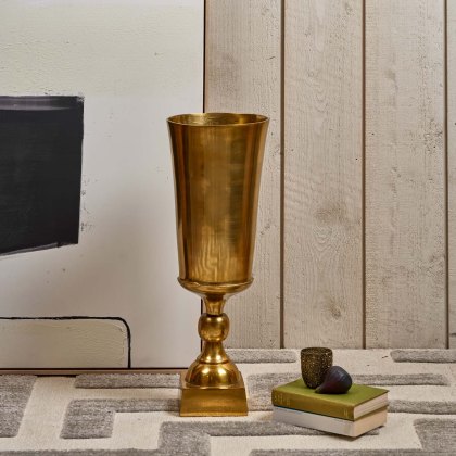 Cone Vase in Gold - Medium Cone Vase in Gold - Medium