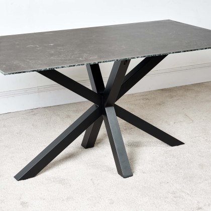 Eastcote Ceramic Dining Table 160cm - Black