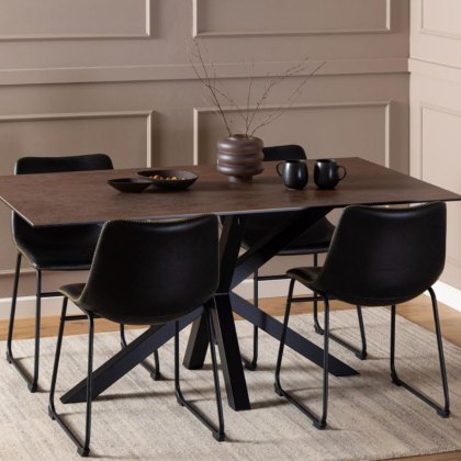 Eastcote Ceramic Dining Table 160cm - Copper