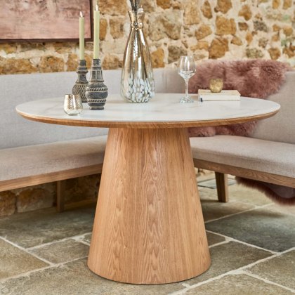 Sutton 120cm Round Dining Table in Ash Sutton 120cm Round Dining Table in Ash
