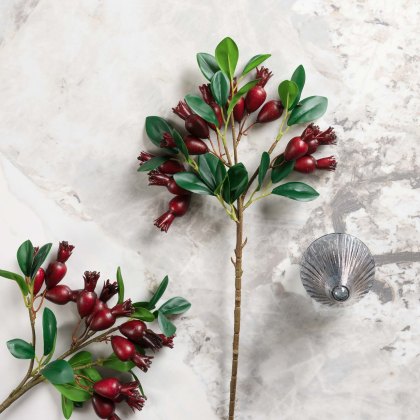 Pomegranate Flower Spray 48cm Pomegranate Flower Spray 48cm