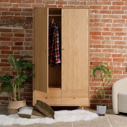 Milan 2 Door Wardrobe Milan 2 Door Wardrobe