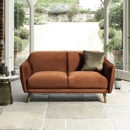 Tamar 2 Seater Sofa in Burnt Orange Tamar 2 Seater Sofa in Burnt Orange