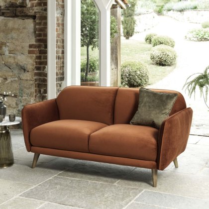 Tamar 2 Seater Sofa in Burnt Orange Tamar 2 Seater Sofa in Burnt Orange
