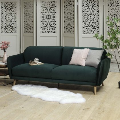 Tamar 3 Seater Sofa in Forest Green Tamar 3 Seater Sofa in Forest Green