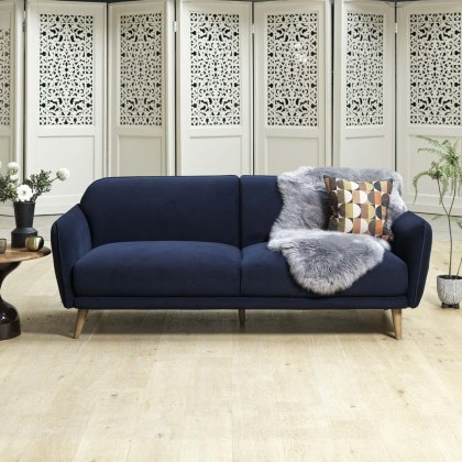 Tamar 3 Seater Sofa in Dark Blue Tamar 3 Seater Sofa in Dark Blue