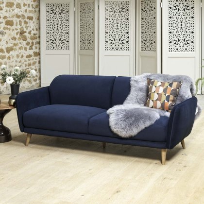 Tamar 3 Seater Sofa in Dark Blue Tamar 3 Seater Sofa in Dark Blue