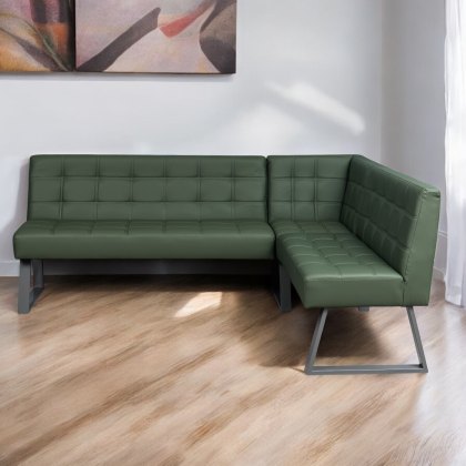 Rubix Corner Bench in Olive Rubix Corner Bench in Olive