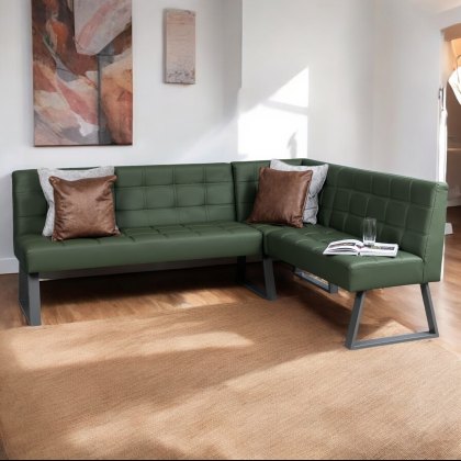 Rubix Corner Bench in Olive Rubix Corner Bench in Olive
