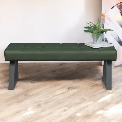 Rubix Low Bench in Olive Rubix Low Bench in Olive