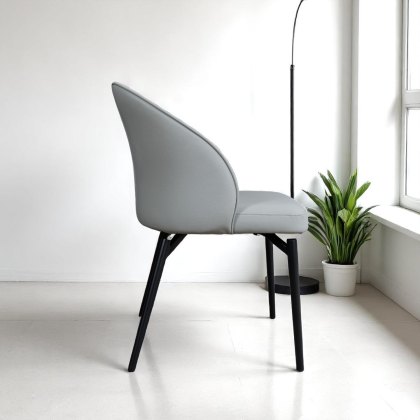 Jupiter Dining Chair in Light Grey (Set of 2) Jupiter Dining Chair in Light Grey (Set of 2)