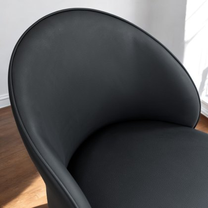 Jupiter Dining Chair in Black (Set of 2) Jupiter Dining Chair in Black (Set of 2)