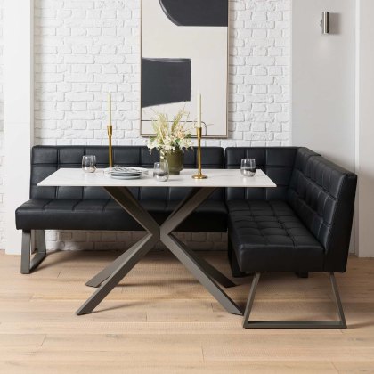 Saturn Dining Table 135cm in White Saturn Dining Table 135cm in White